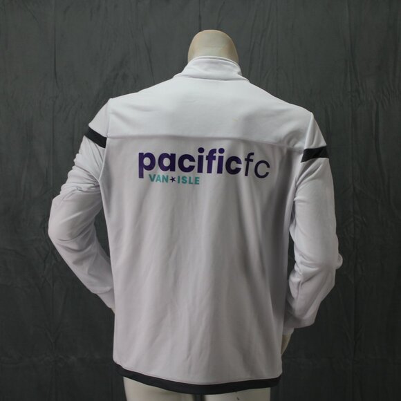 Pacific FC Warm Up Jacket by Macron -  Alternate White Base Colour Men's Medium - Picture 6 of 10